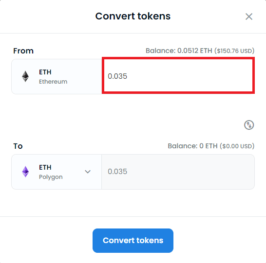 ETHのブリッジ方法02